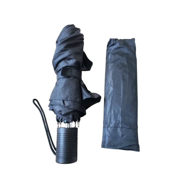☕ Telescoping Black Umbrella - Picture 2 of 11